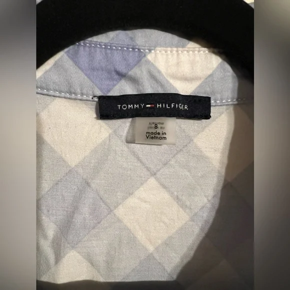 Tommy Hilfiger Blue Gingham Dress - Picture 2 of 4